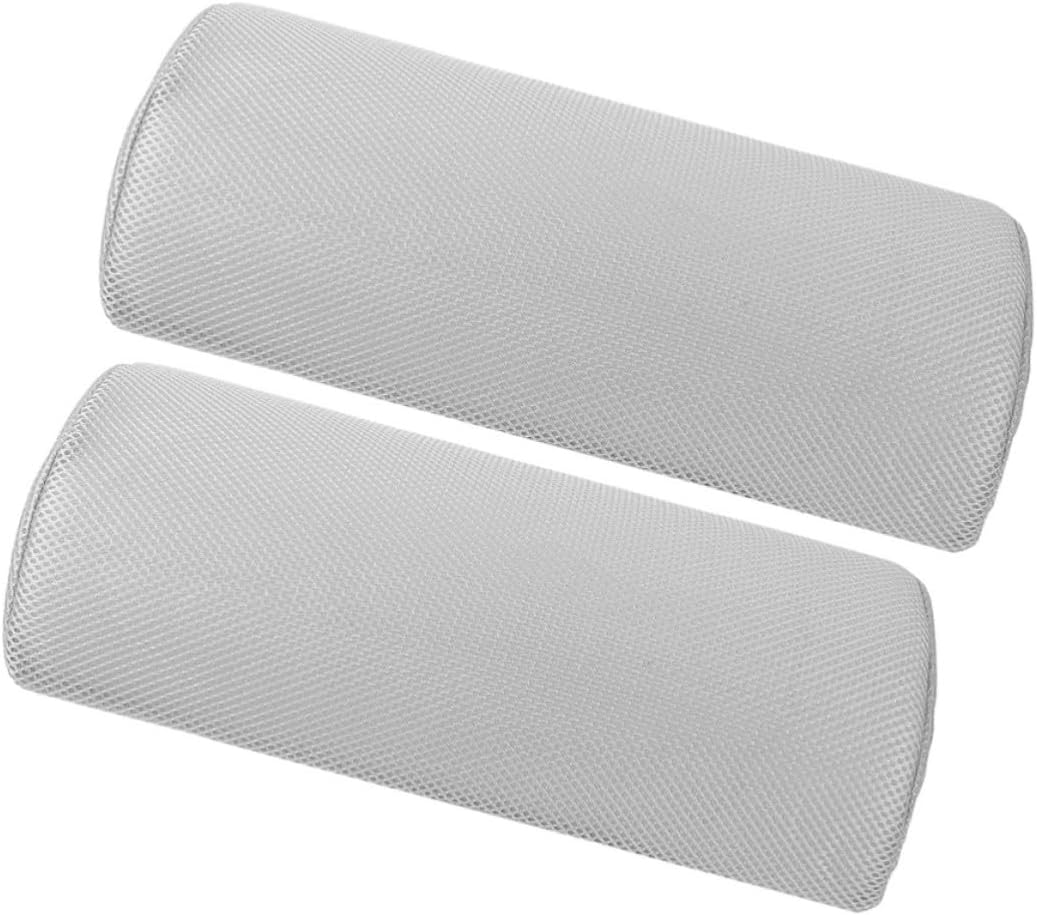 UPKOCH 2pcs Ergonomic Footrest Pillow for Office Use, Comfortable Leg Elevation Pillow with High Resilience Sponge and Polyester Cover, Household Foot Rest for Leg Support and Relaxation