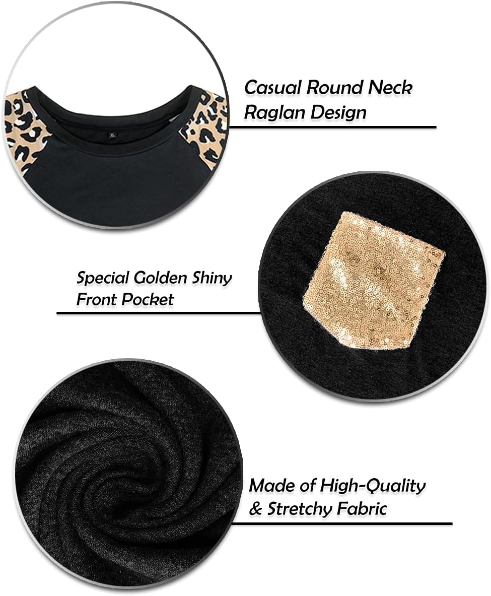 TIYOMI Plus Size Shirts for Women Long Sleeve Tops Front Pocket Shirt Round Crew Neck Fall Autumn Winter Shirt XL-5XL - Image 4