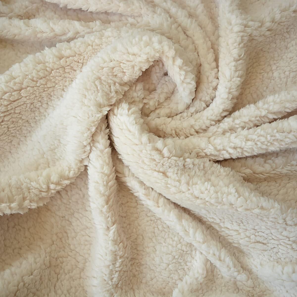tejido de piel sintética polar, Tejido de piel sintética 160x50cm lana suave(22 Beige)