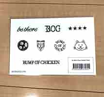 Amazon.co.jp: BUMP OF CHICKEN ステッカー ニコル エンブレム