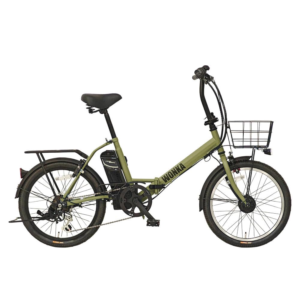 Amazon | WONKA 折畳折畳電動アシスト自転車 WONKA 20インチ6段変速