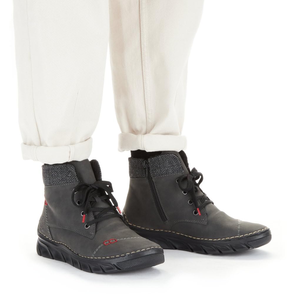 Rieker 55031 Botas con Cordones Mujer