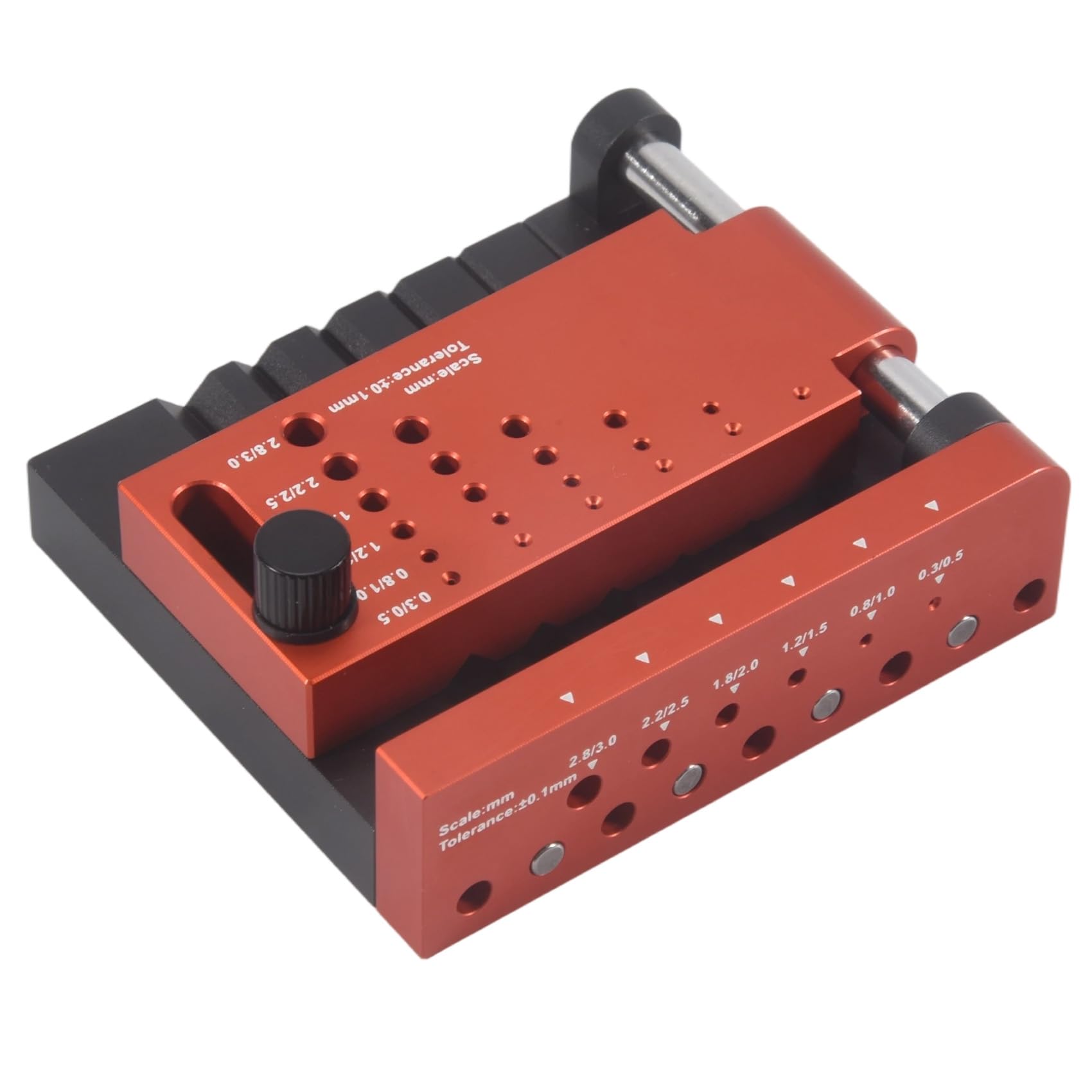 pofaa Model Borehole Positioner Locator Round Rod Drilling Auxiliary Locator Modeler Hobby Making Accessories Tools DIY