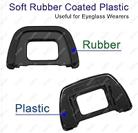 Vista 3 de Eyepiece Eyecup Eye Cup DK-23 para Nikon D7100 D7200 D7000 D750 D610 D600 D300 D300S visor de cámara, cubierta de ocular ULBTER y cubierta
