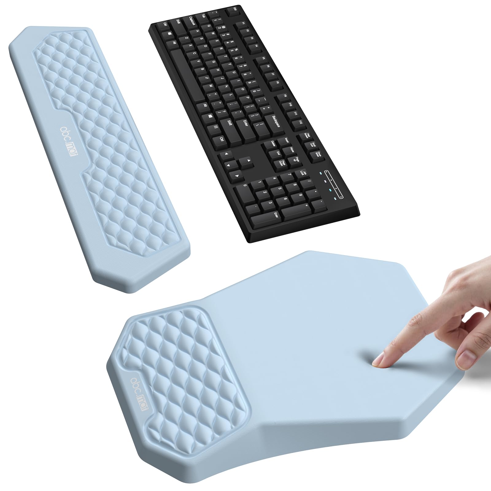 Set di poggiapolsi e poggiapolsi ergonomici per mouse