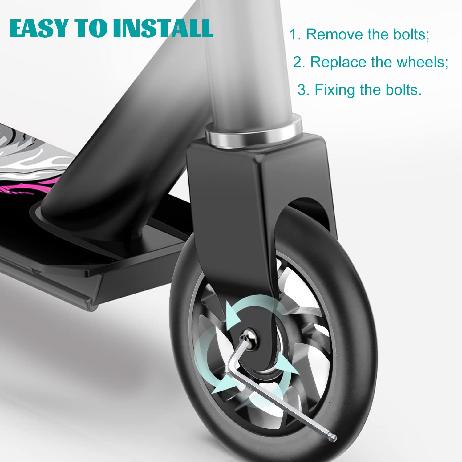 HOT Stunt Scooter Pezzi Scooter Monopattino Bambina Anni