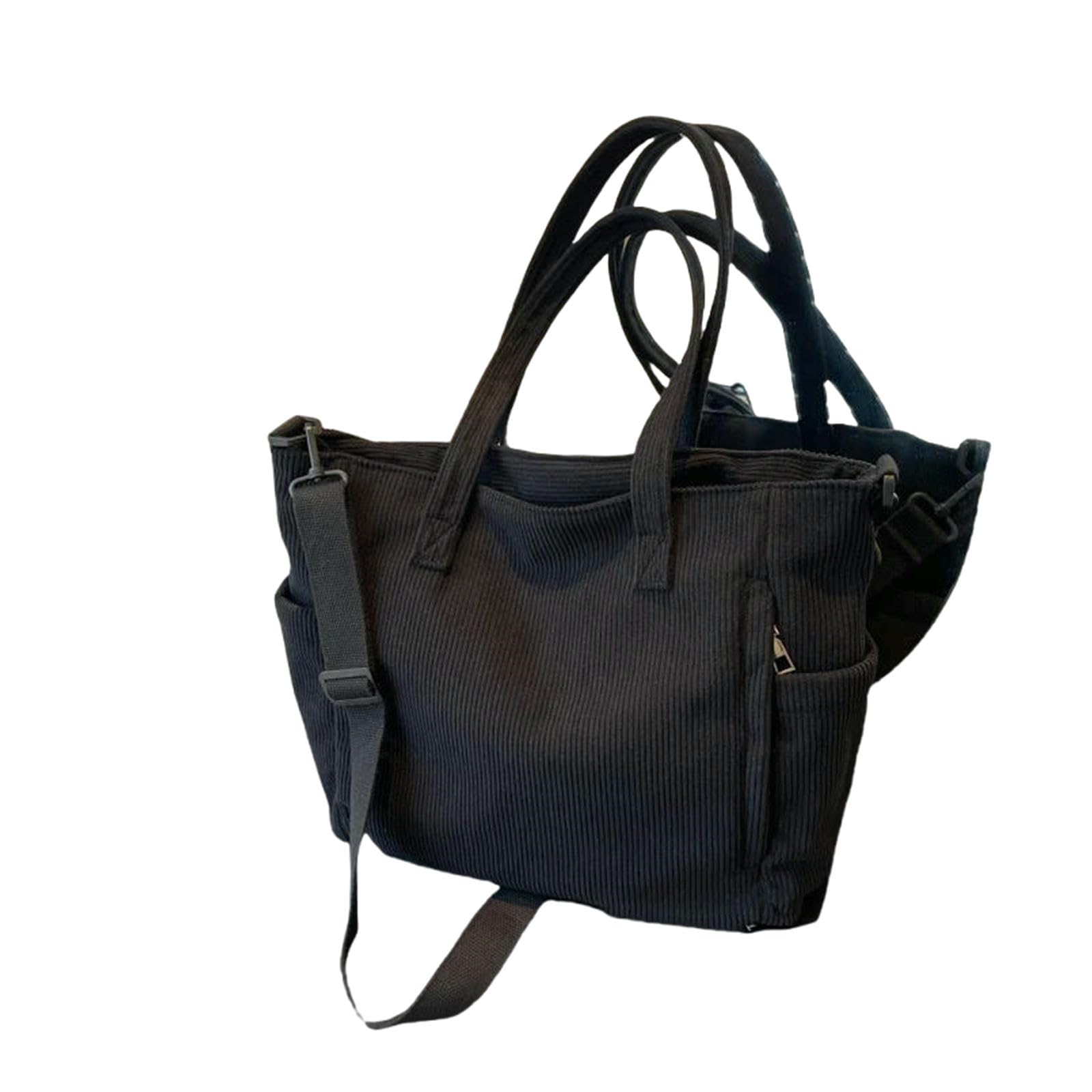 Sac à bandoulière noir grande capacité fini le manque de place