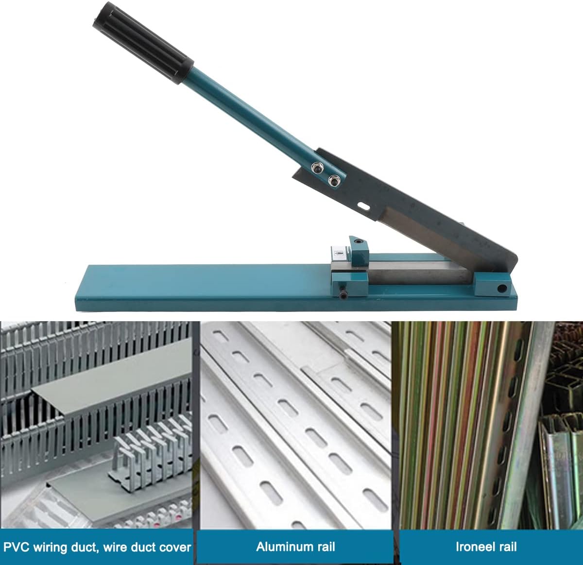 Manual PVC Plastic Wire Slot Cutting Machine, 45° 90° PVC Trunking Cutter Machine Wire Duct Cutter PE Plastic Pipe Hose Scissor