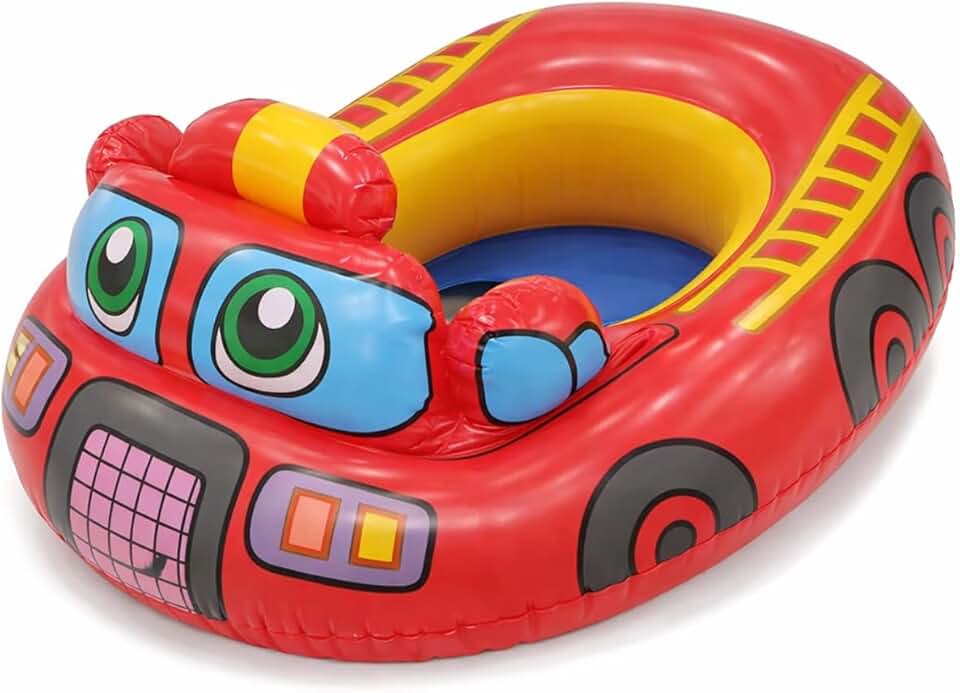 Boia Inflável Infantil com Assento – Modelos Animais, Carros, Unicórnio, Tubarão e Muito Mais – Brinquedo de Piscina e Praia para Crianças
