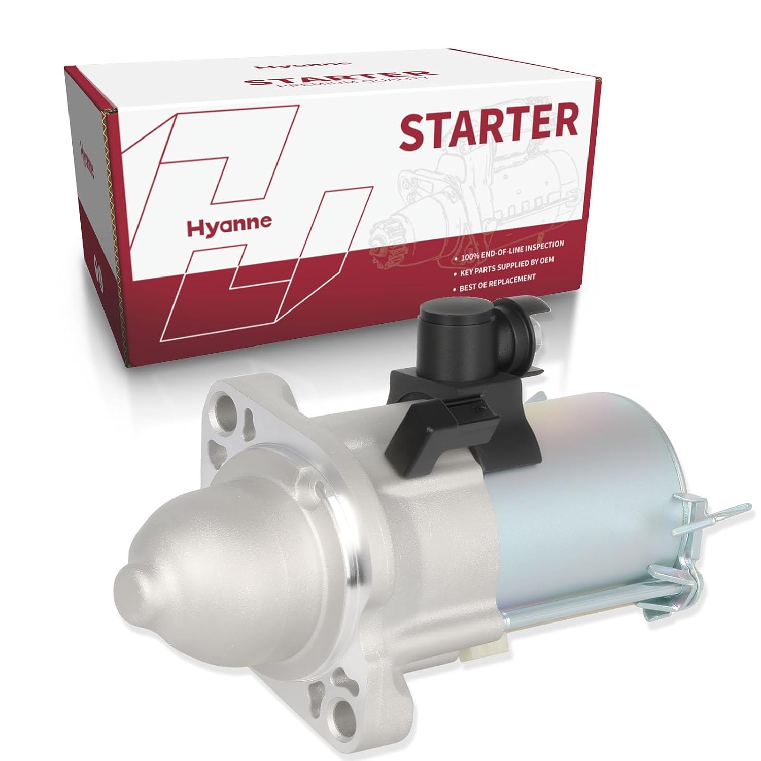 Hyanne 10914N Starter Replacement for HONDAACCORD 2013-2017 HONDACIVIC 2016-2021 HONDACR-V 2015 2016 OE#:31200-5A2-A01 31200-5A2-A51 312005A2A01 312005A2A51