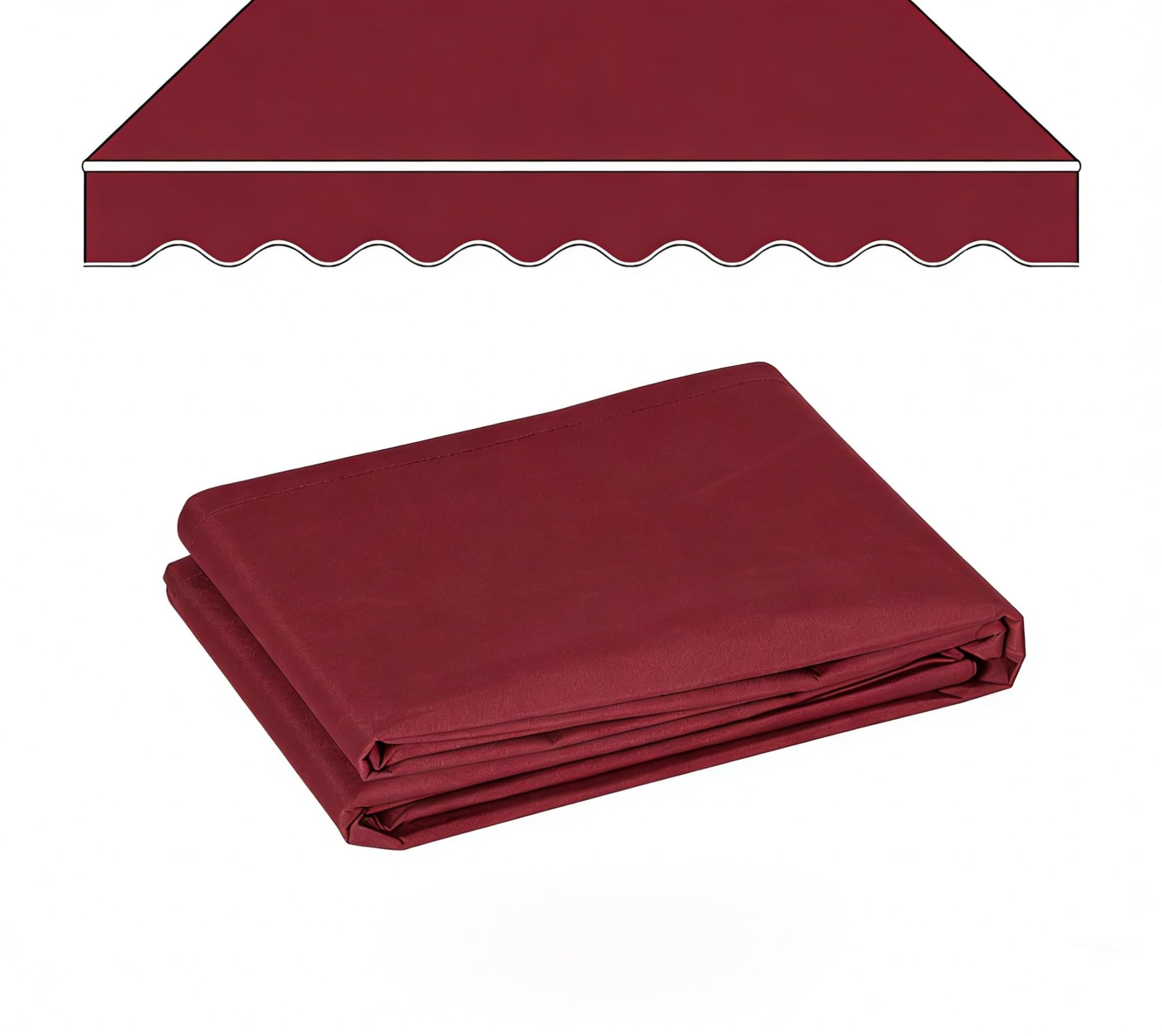Toile pour store banne imperméable et anti-UV Sunsetter 4m