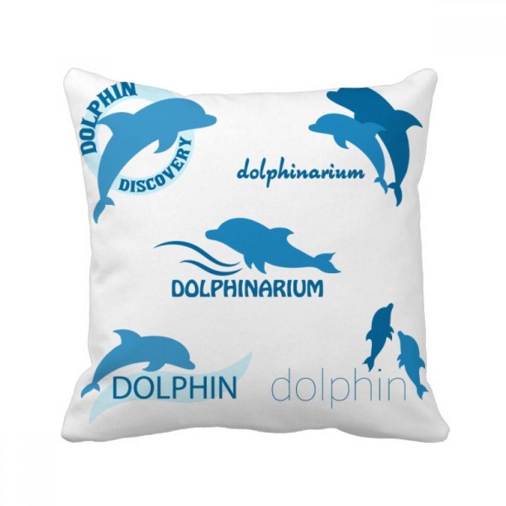Oreiller dauphin bleu pour soulager le dos sur votre canapé de salon