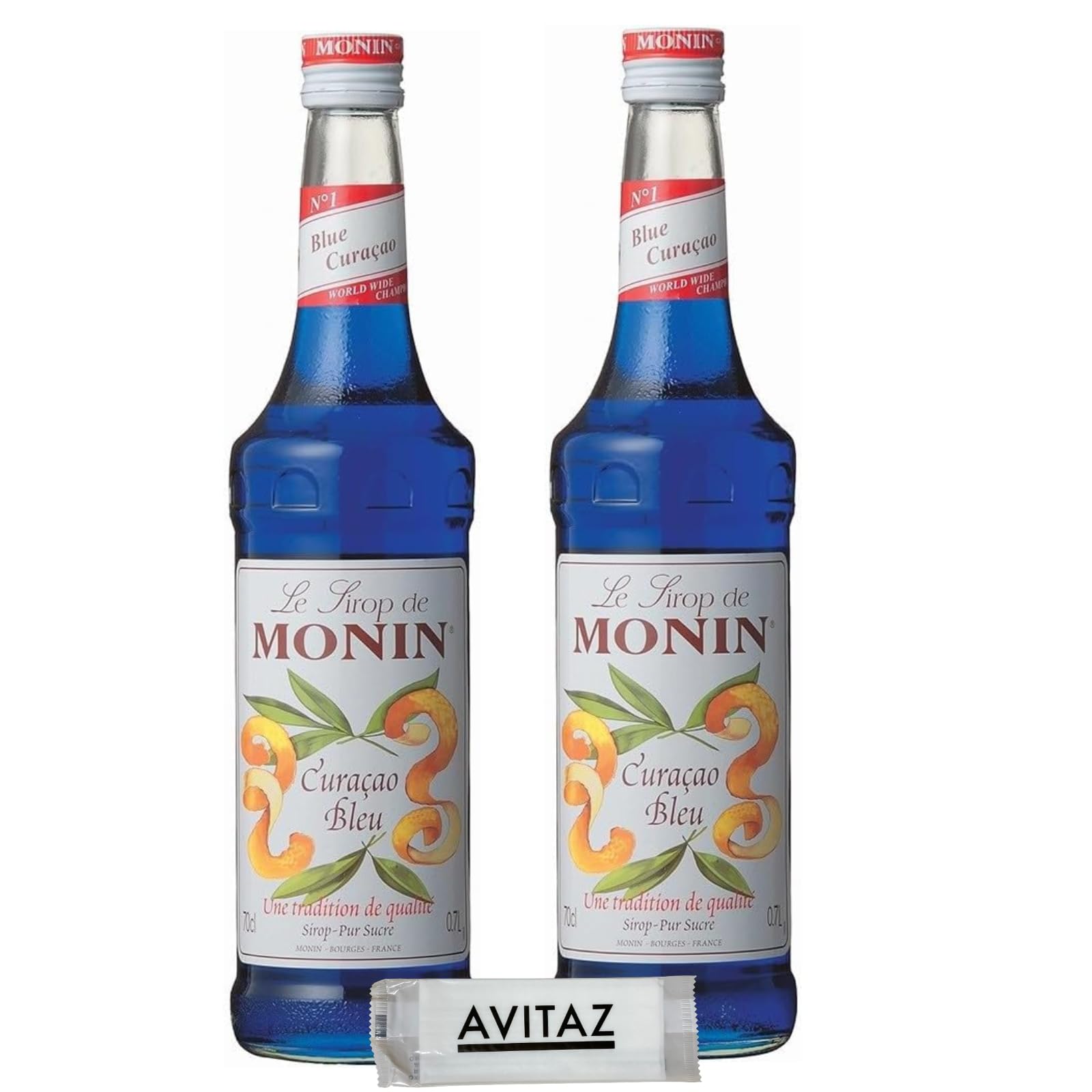 Amazon | MONIN モナン ブルー・キュラソウ・シロップ 700ml×2本