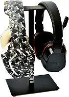 SUPORTE FONE DE OUVIDO HEADSET DUPLO PARA MESA