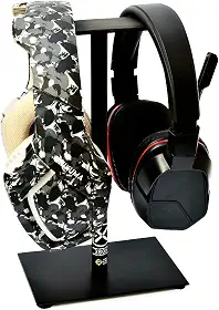 SUPORTE FONE DE OUVIDO HEADSET DUPLO PARA MESA