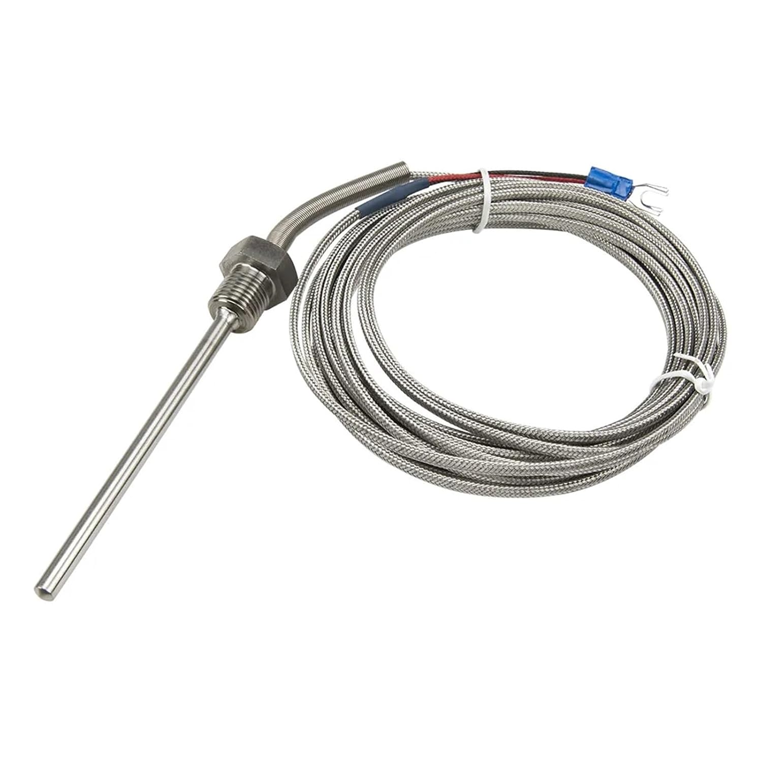 FTARP09 K Type 100mm Probe Length 5m Cable thermocouple Temperature Sensor G1/4 Thread