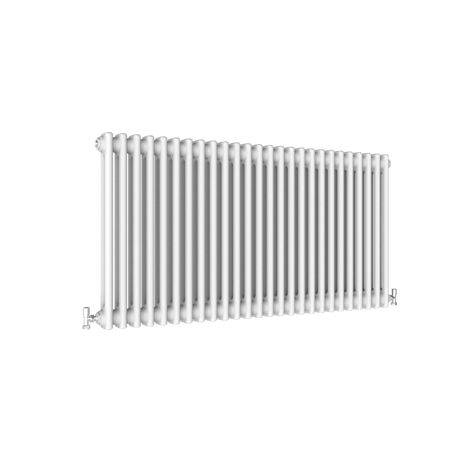 Huiyang White Traditional 2 Column Central Heating Radiator Horizontal Rads Cast Iron Style 600X1190mm