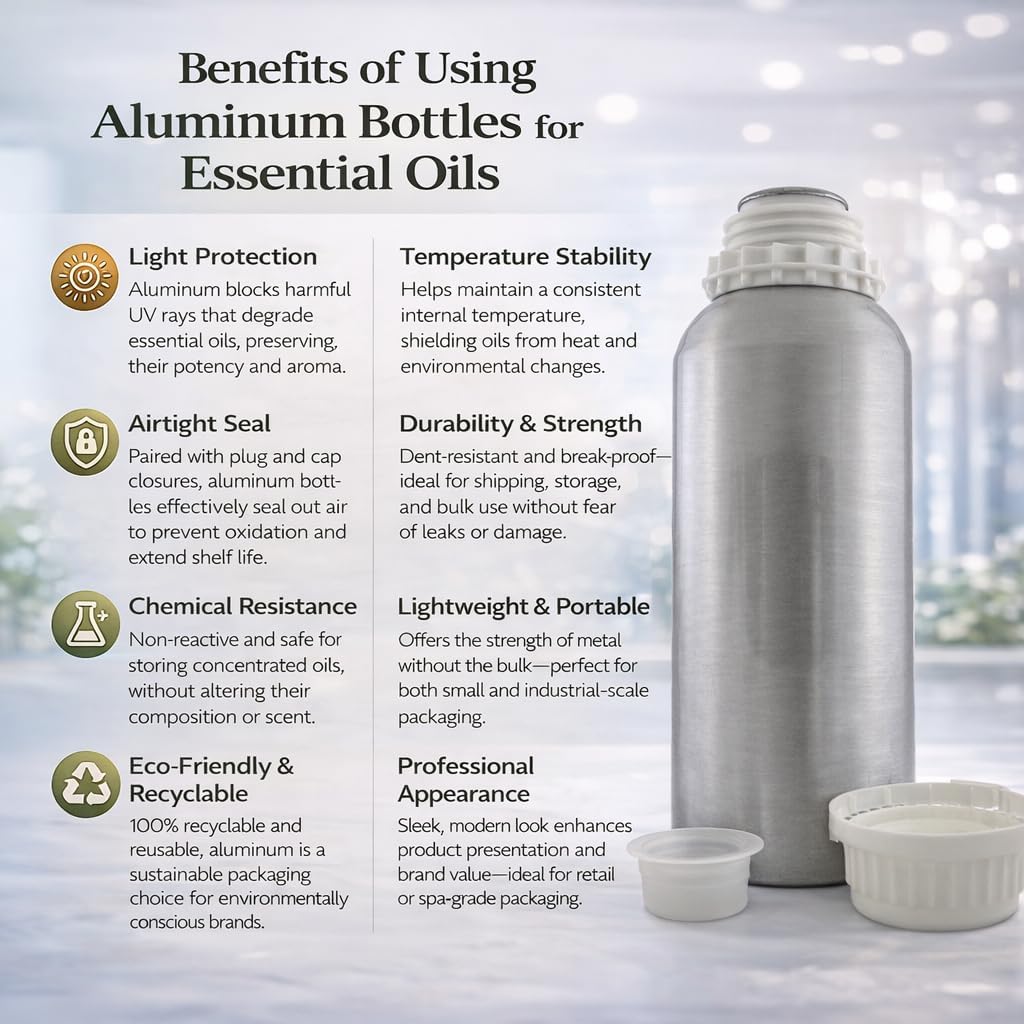 GreenHealth Lavender Essential Oil – 16 fl oz (473 ml) – 100% Pure & Uncut – Aluminum Bottle – Bulk Lavender Oil for Diffuser, Aromatherapy, Candles, Soap & DIY - Image 4