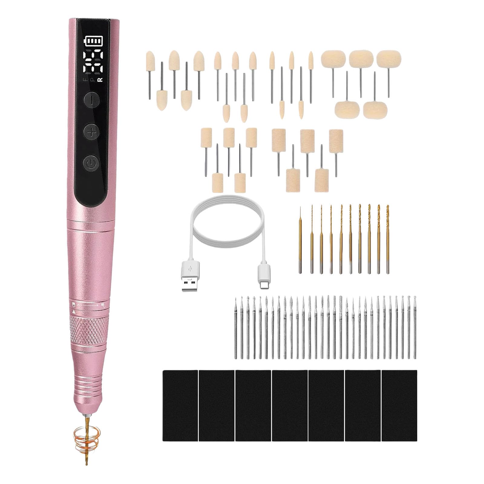 Nucelit Easy to Use Polishing Tool Set for Polymers Clay Projects Ergonomic Setting Ergonomic Handle