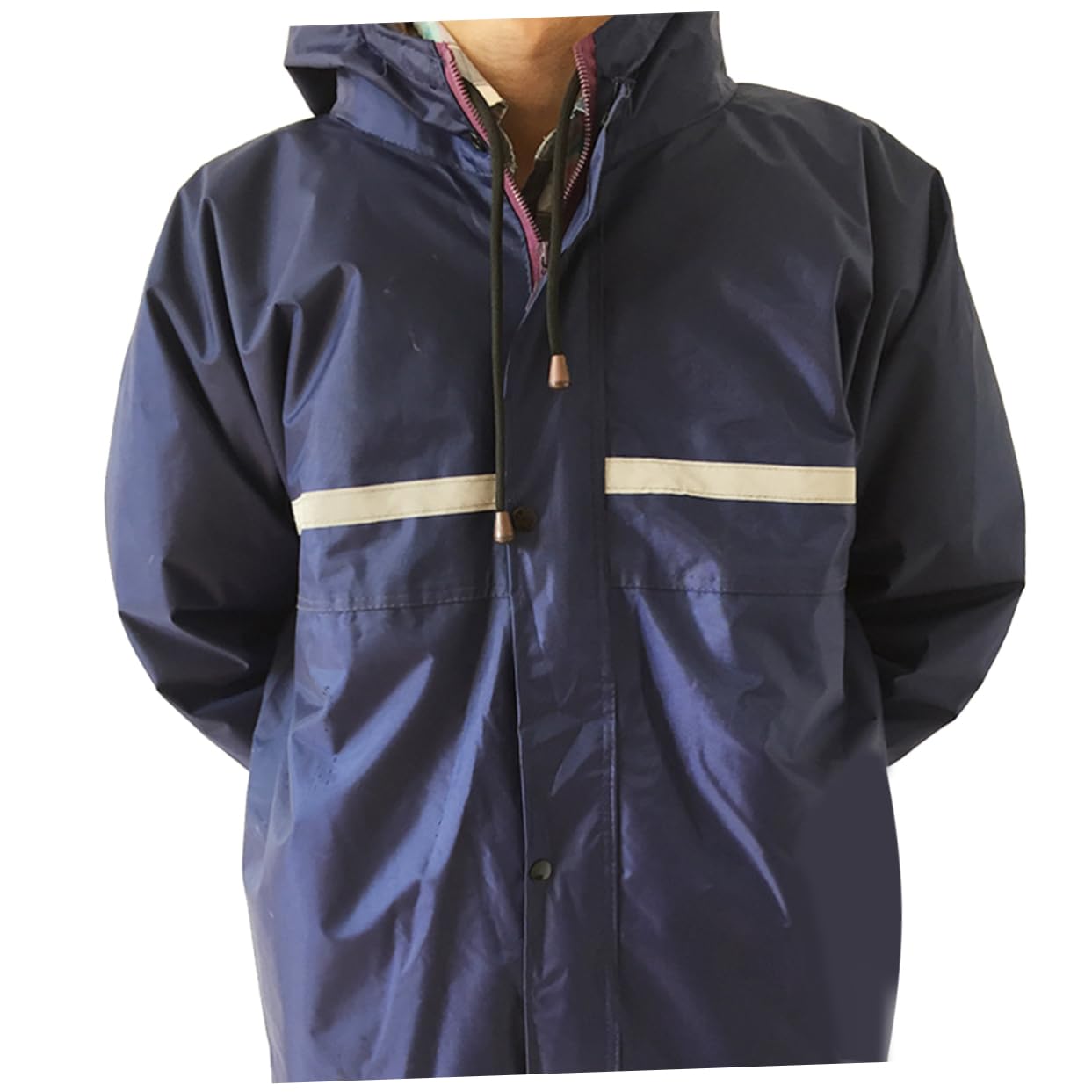 cappotto antipioggia cerata antipioggia raincoat giubbotti antipioggia rain jacket giubbotto antipioggia uniforme con berretto da lavoro professionali Blue