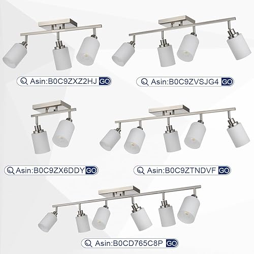 Miniatura 8 de Cristal blanco del ópalo del cilindro para la lámpara de iluminación de la isla de la cocina