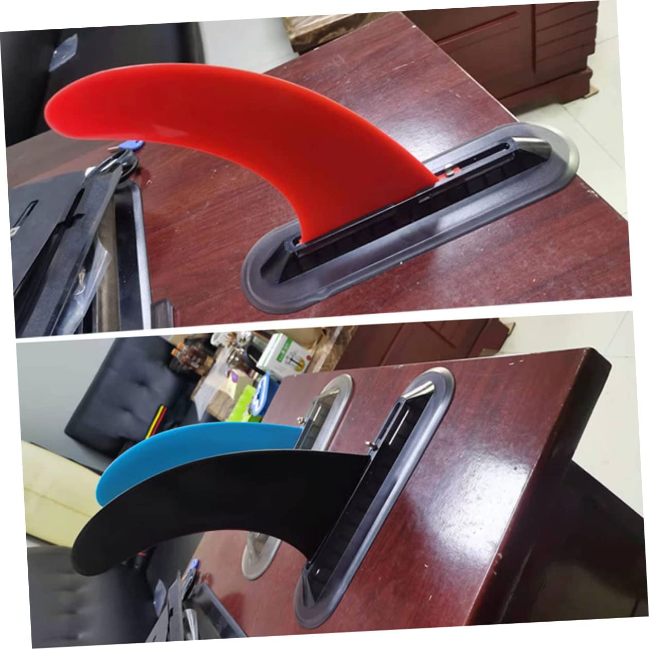 2pièces Ailerons De Surf Amovibles pour Stand up Fins De Direction Et Stabilité pour Planches Gonflables