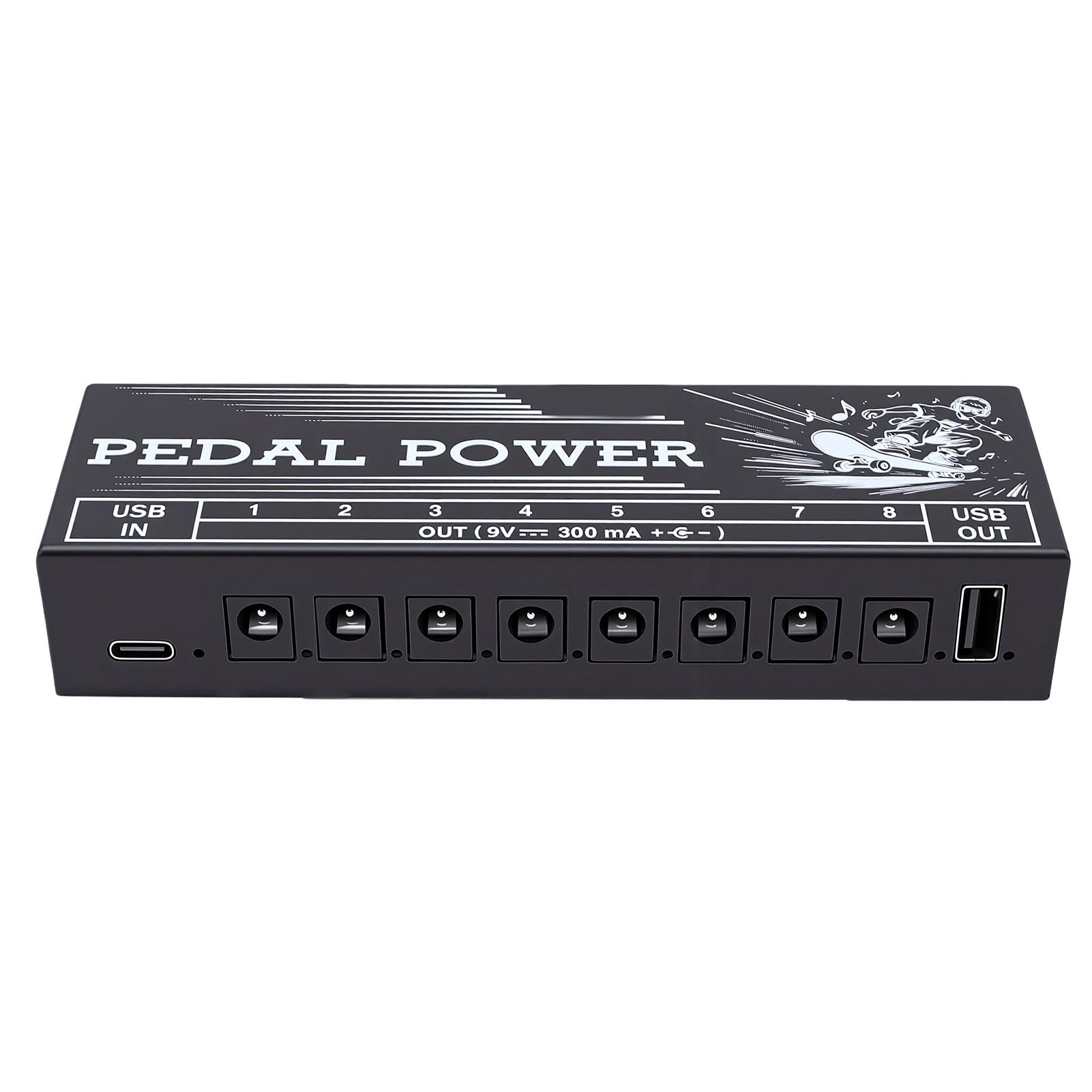 Dpofirs Alimentatore per Effetti Pedal con Uscite Isolate