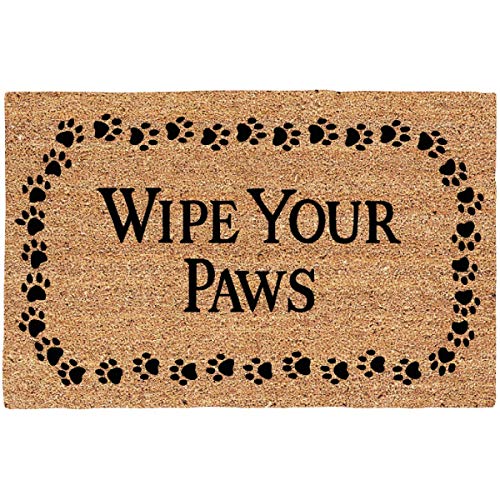 Americo Home MAT Wipe Your Paws 18IN X 30IN 77FLWYP830