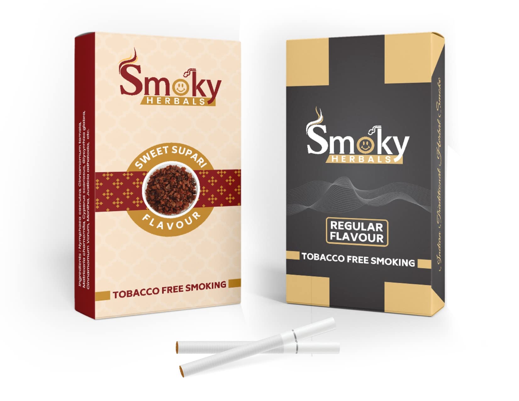 Pack of 2 Flavours 100% Tobacco & Nicotine Free Cigarette (REGULAR - SWEET SUPARI) - 10Sticks x 2-picture-26