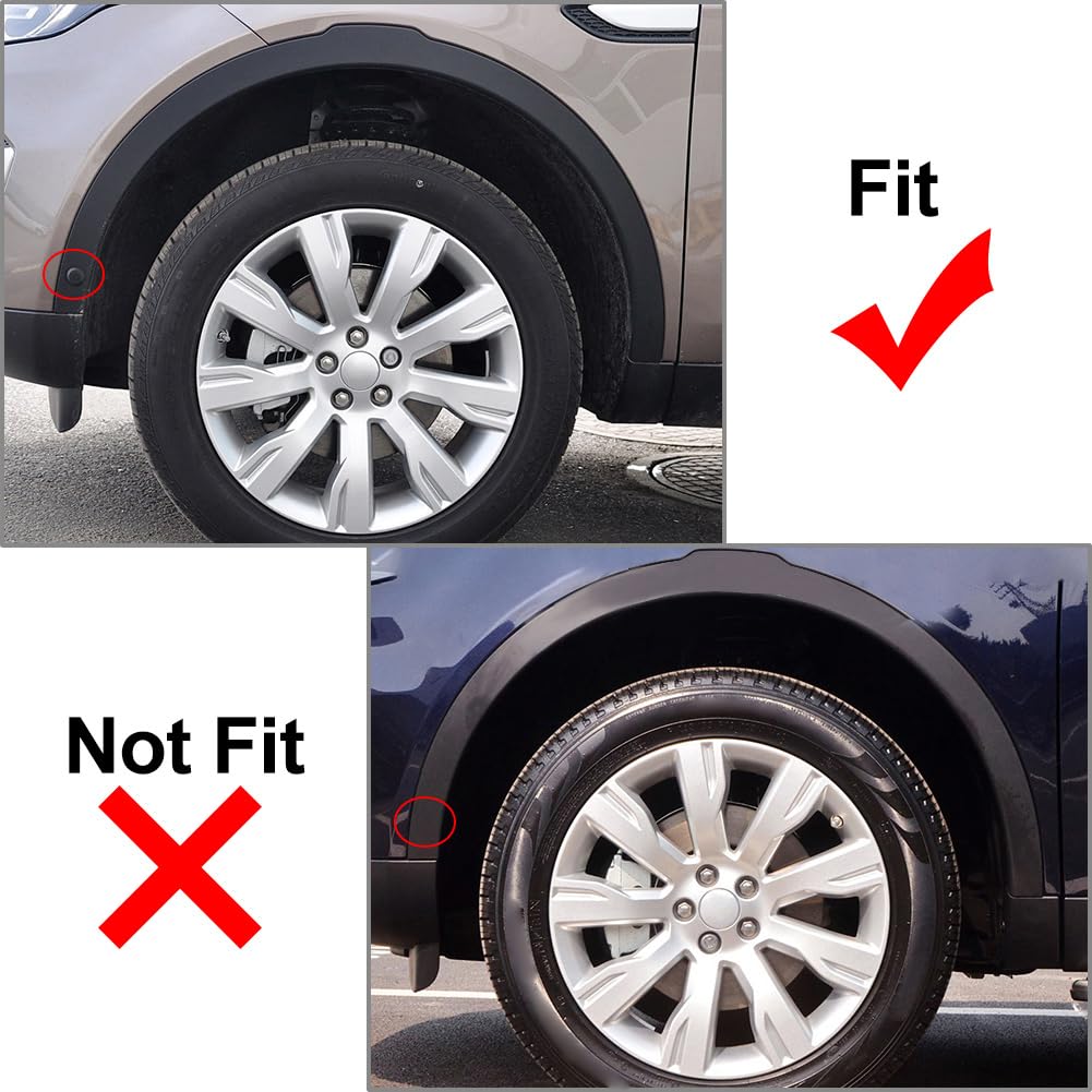 FSFY Sostituzione della modanatura del parafango della ruota destra per Land Rover Discovery Sport 2015-2019LR058528 LR058527