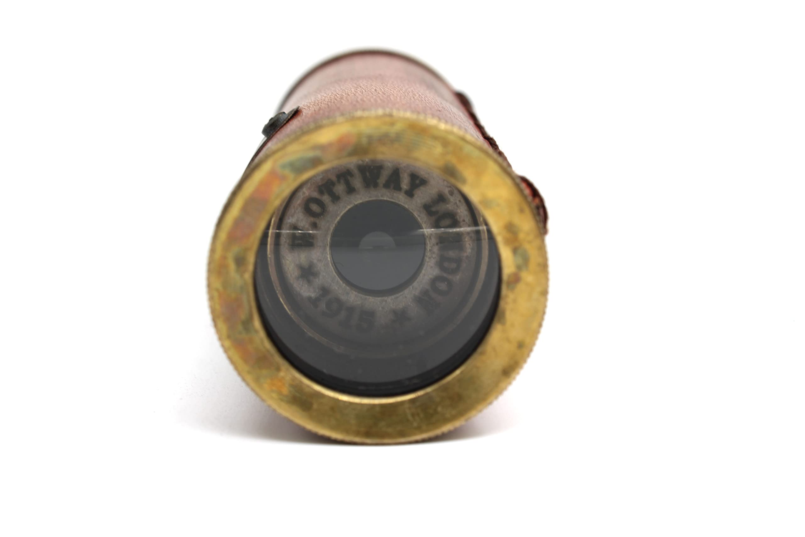 Telescopio pirata de latón – Monocular de cristal espía de 25 x 30 para niños y adultos, alcance de latón plegable vintage para senderismo, viajes, decoración náutica – Telescopio pirata de mano con 5