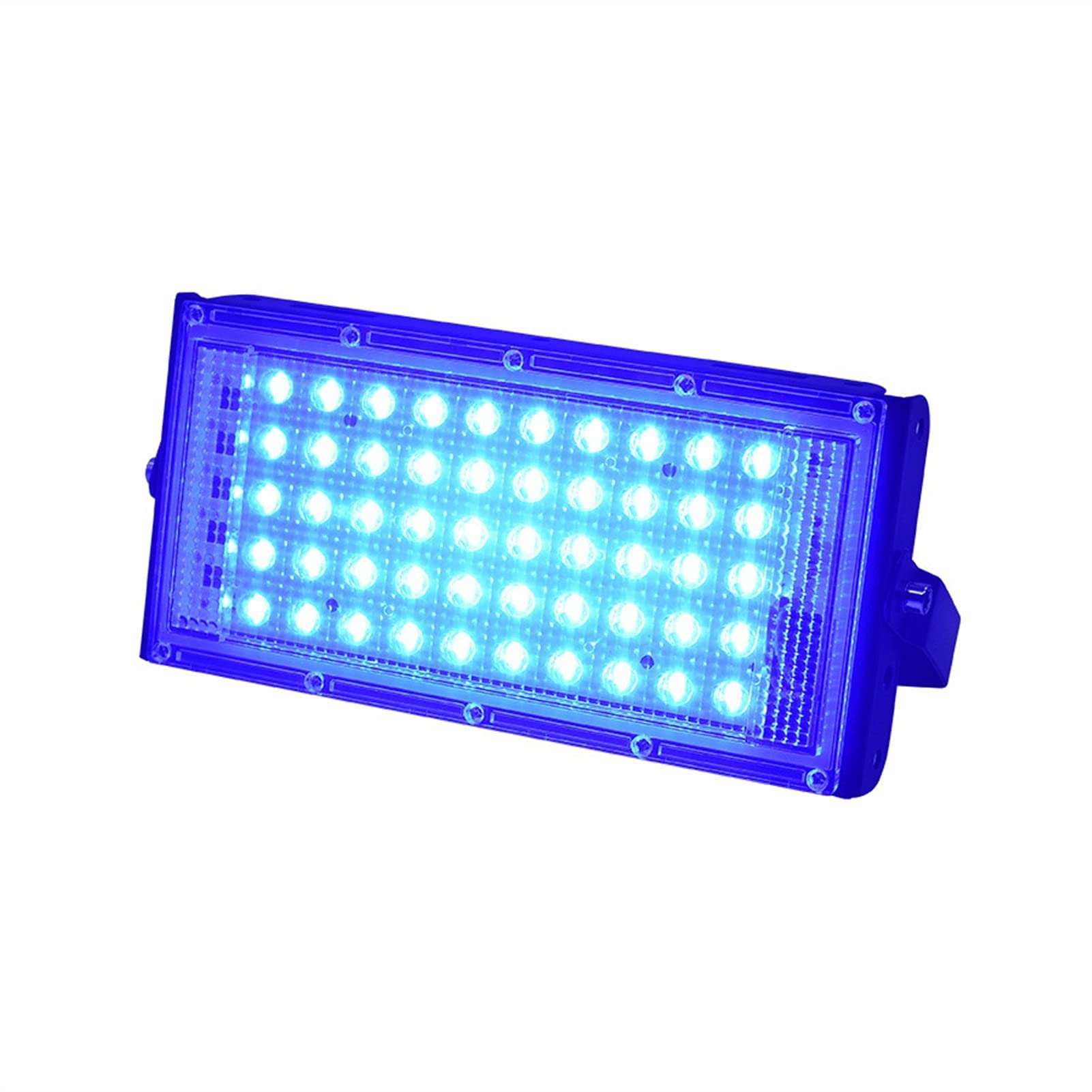 Zxdgsdrdtw 50W Black Shell Outdoor Ip66 Rgb Floodlights 50W Ultra Bright Led Flood Light Diy(B Type Blue)