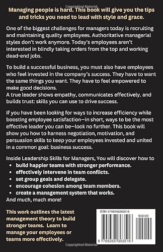 Leadership Skills For Managers: 31 Skills, Strategies And Tactics To Build A Self-Sufficient, High-Performing Team, Retain Top-Notch Talent And Create Self-Confident Future Leaders #TOP1