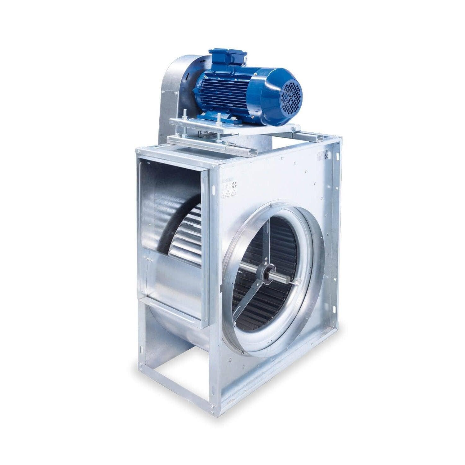 Ventilador Centrífugo de Simple Aspiración con Motor Exterior - 15/7 / 1.5 CV - 850 rpm - 400V / Derecha