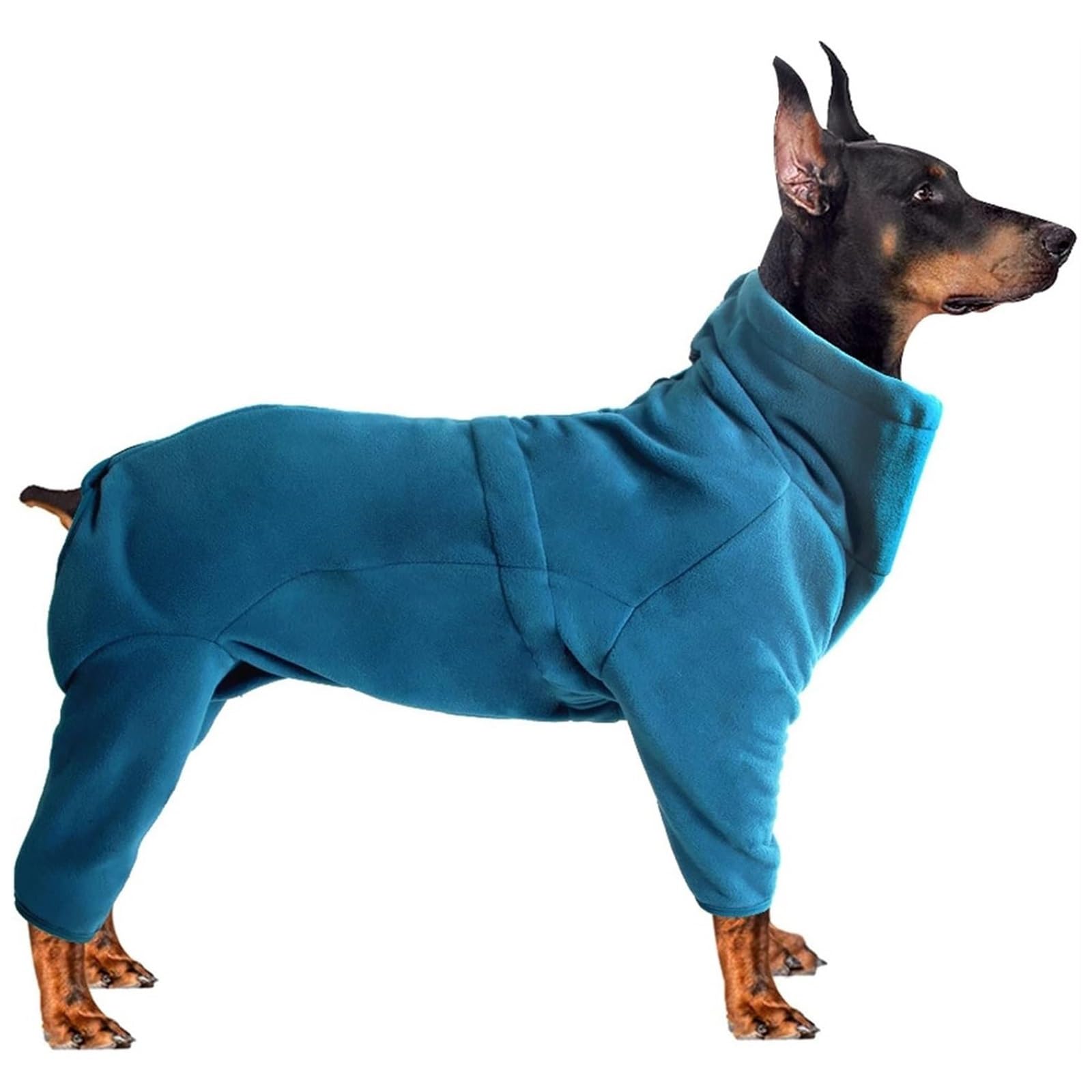 Cappotto Cane Caldo, Pile Spesso, Tuta Invernale con 4 Zampe Coperte