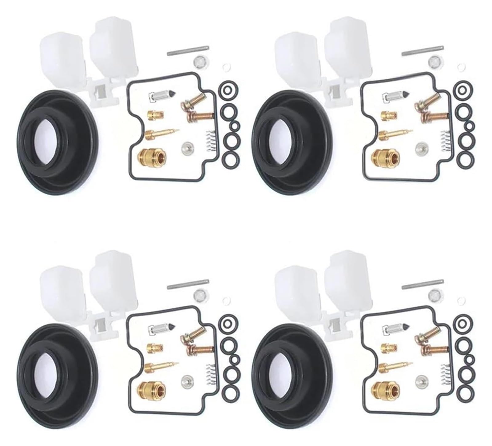 Per Yamaha Per VStar 1100 XVS1100 1999-2005 Kit Riparazione Carburatore Motocicletta Vite Dell'aria Membrana Stantuffo Coppa Dell'olio Galleggiante Moto Carburatore