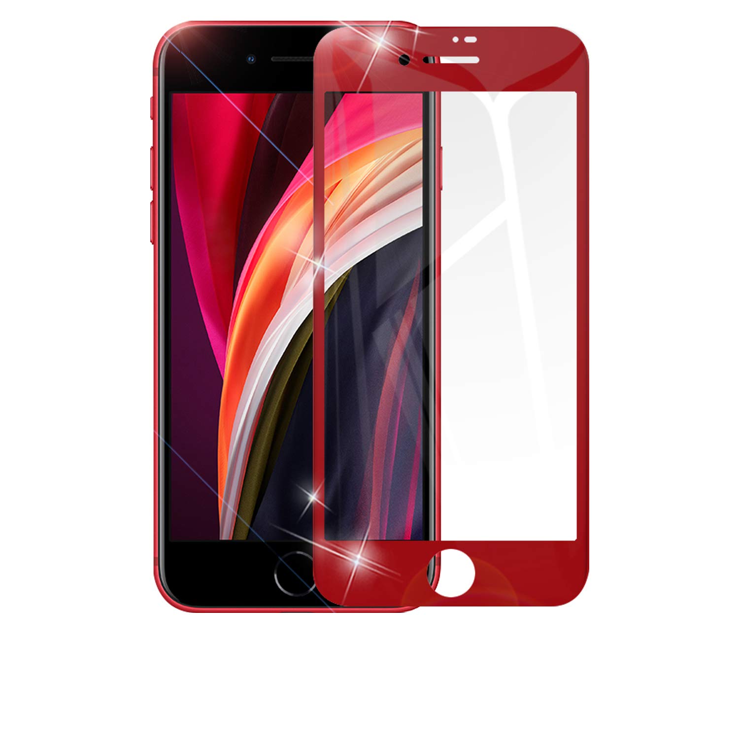 Amazon | iPhone SE 第3世代/第2世代 ガラスフィルム [クリア] iPhone 