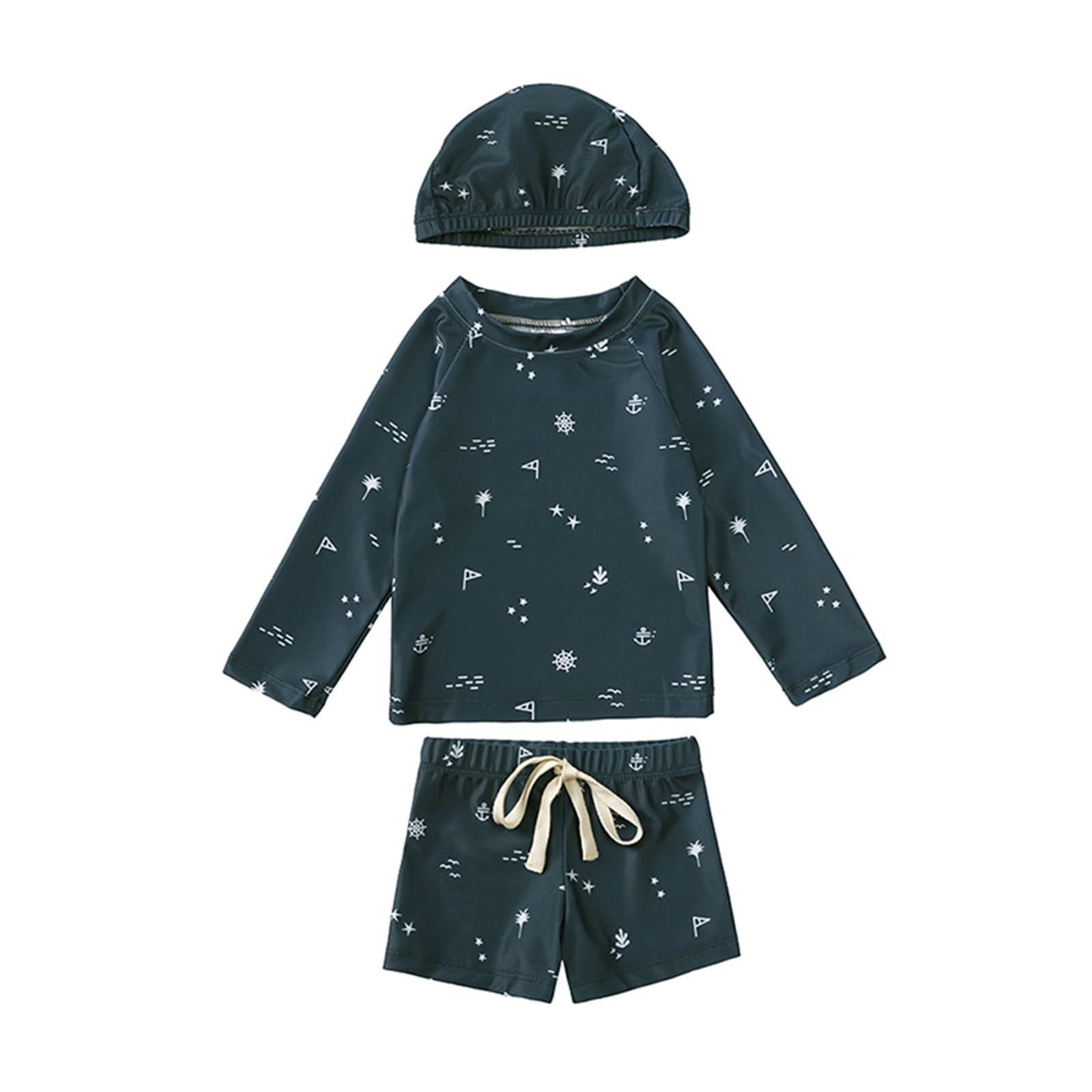 Maillot de bain enfant anti-UV à manches courtes pour une protection maximale