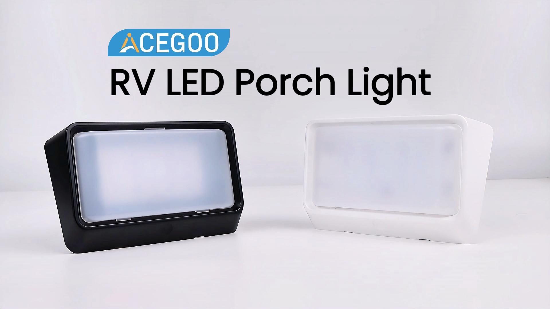 Luce LED Portico Camper 12V - Doppio Colore Bianco/Ambra | Impermeabile IP66 Per Esterni - Foto 2