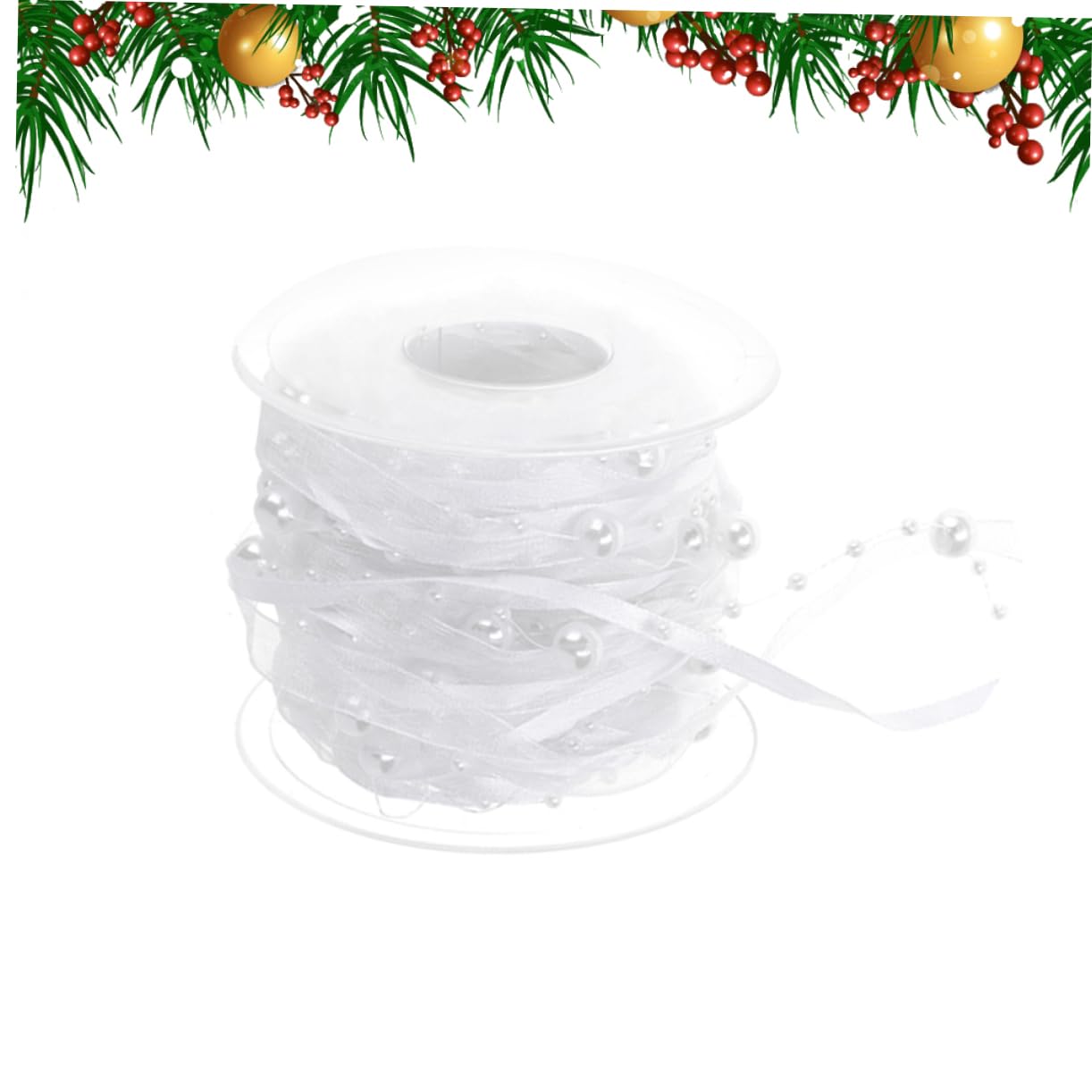 SHINEOFI 3rollen Blumenband Mit Perlen Dekoratives Hochzeitsband Weiß Für -bouquets Und Festlichkeiten Für Hochzeiten Und Festliche Anlässe Langlebig Und Vielseitig Einsetzbar