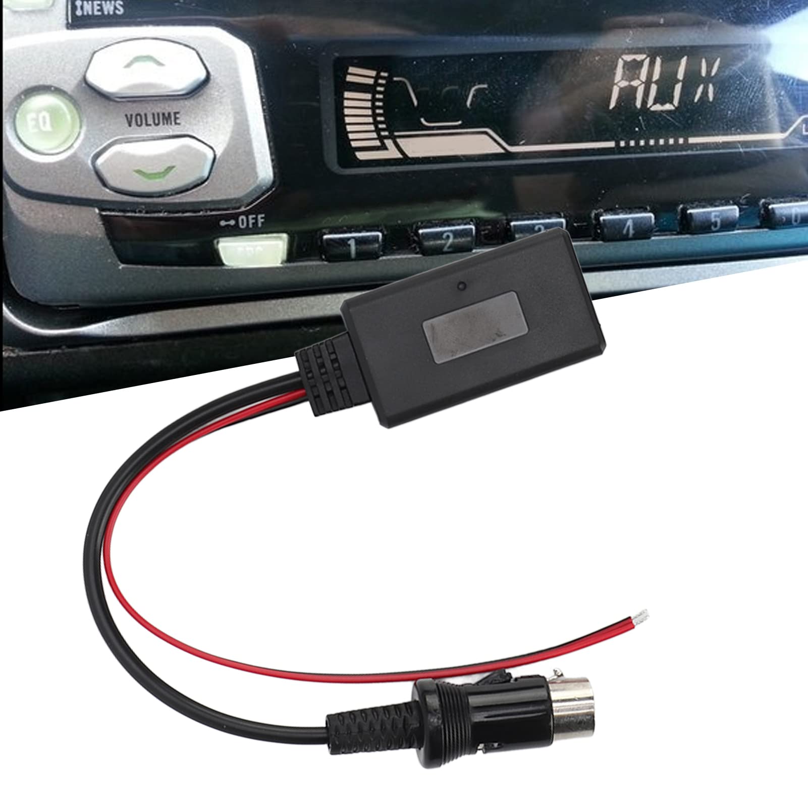 Adapter Bluetooth Aux, 13-pinowy Moduł Bluetooth Adapter Muzyczny Zamiennik Kabla Audio Aux dla Kenwood KRC 553 CA C2AX KCA IP500 CA C1AX