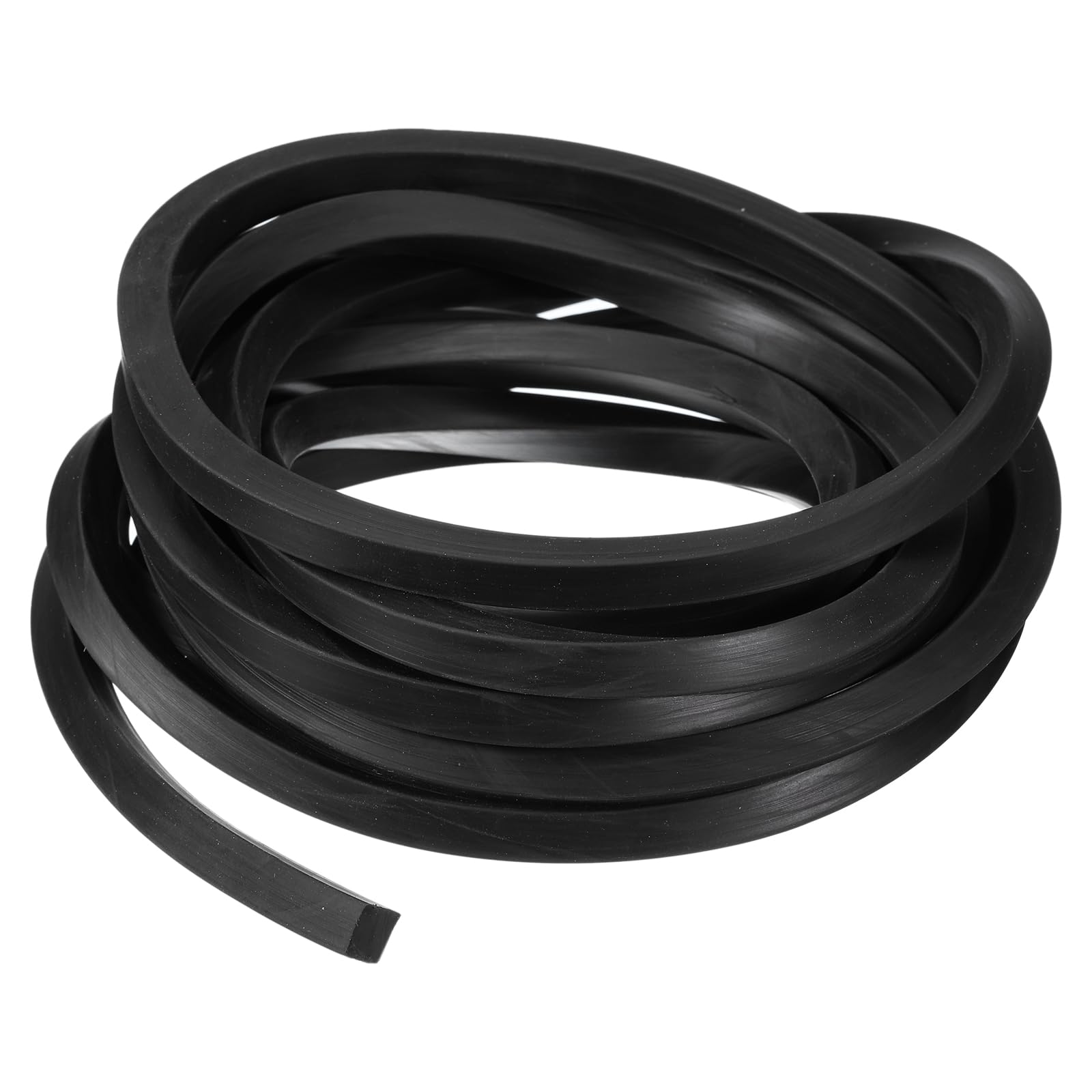 METALLIXITY Solid Rubber Strips (137.8" L x 0.31" W x 0.31" T) 1Pcs, Rubber Neoprene Sheet Rolls