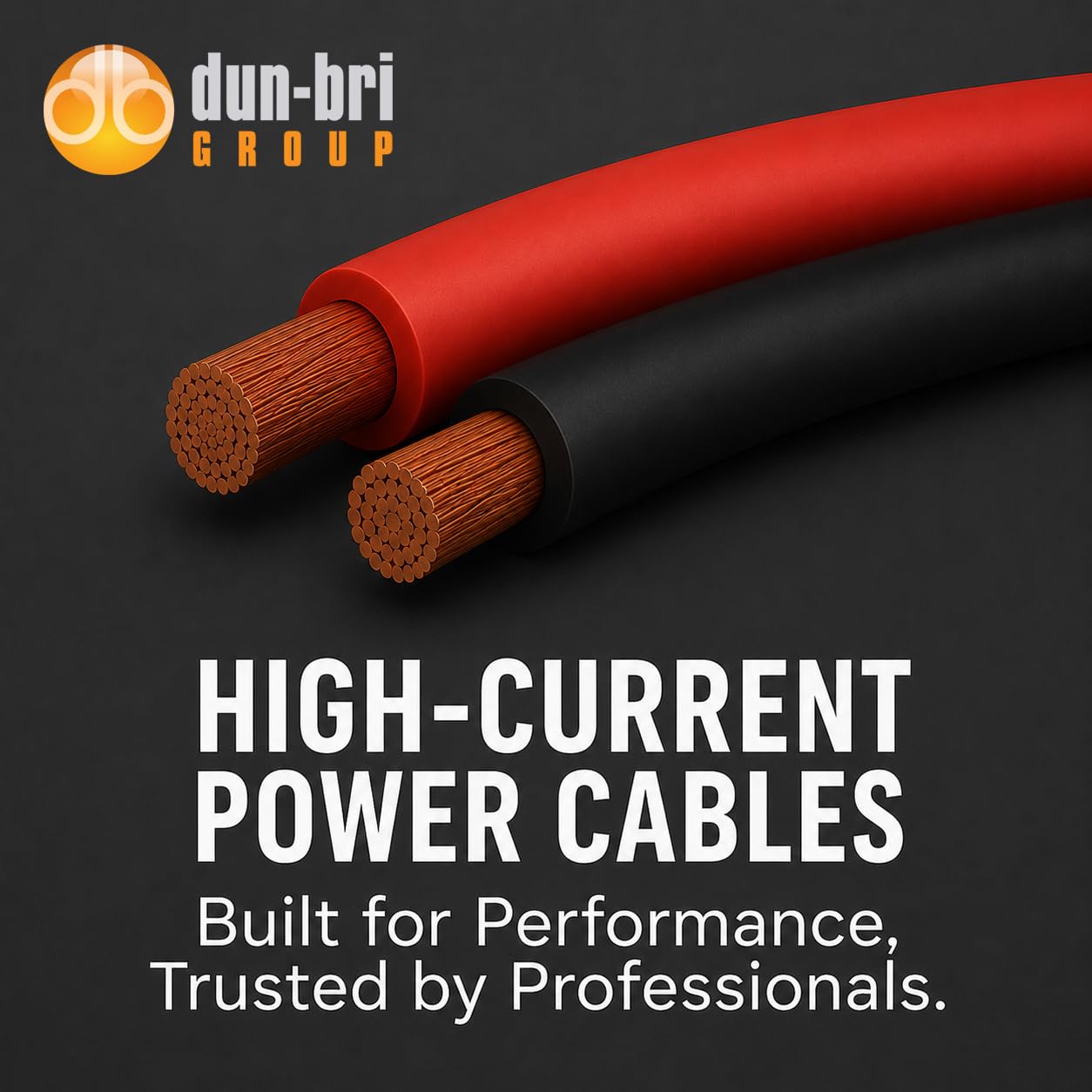DBG Câble de batterie en PVC Hi-Flex | Noyau en cuivre pur de 20 mm² | 4 AWG | Fil d'alimentation flexible | Classé 135 A | Nombre élevé de brins pour un maximum de flexibilité | Options rouge et noir