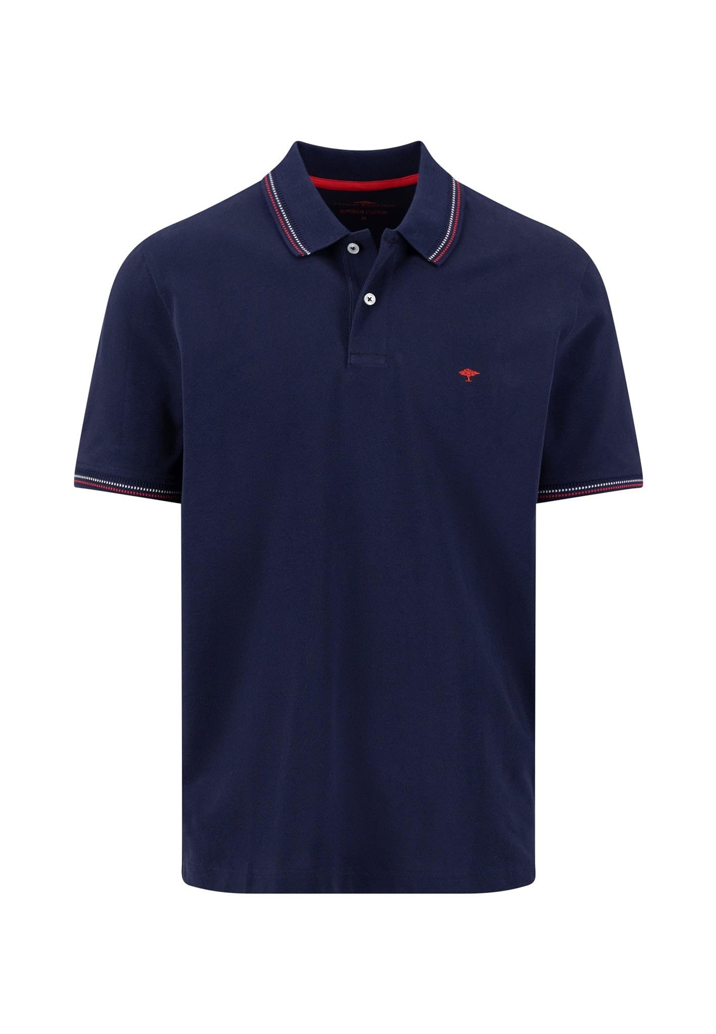 FYNCH-HATTON Poloshirt aus Baumwolle mit Kontrastdetails und Polokragen