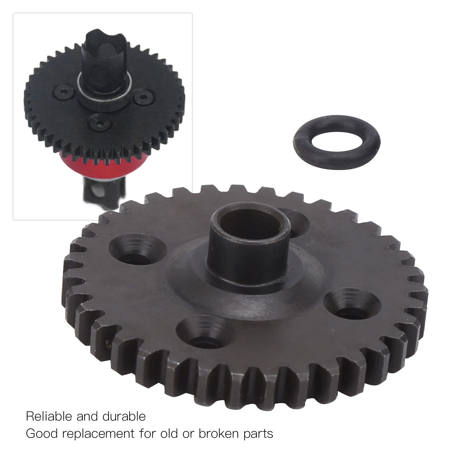Ingranaggi Pignone NHX RC MOD1.5 Acciaio Temprato - 16T A 20T - Foro 8mm - 1:8 - Foto 3