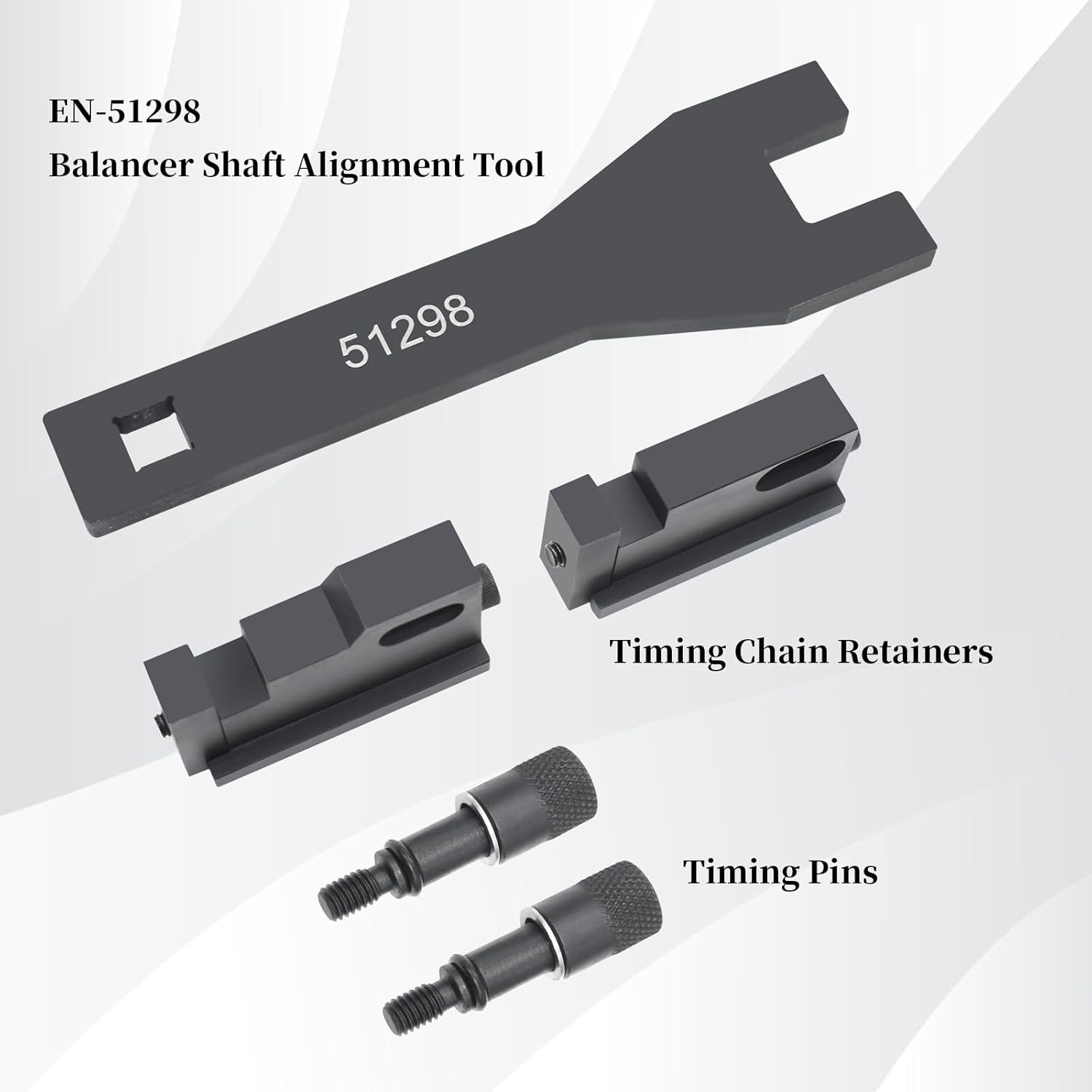 Engine Camshaft Timing Tool Kit, Compatible with GM Opel Buick Excelle Weilang Chevrolet Cruze Roewe RX5 1.5T 1.4 1.0 Engine, Replaces EN-51367 EN-51632 EN-51298 EN-49979