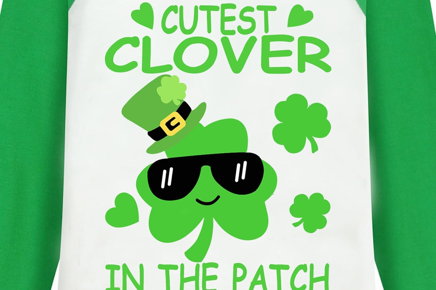 DDSOL St Patrick's Day T-Shirt Toddler Boy Lucky Clover Shamrock Shirt Cotton Long Sleeve Raglan Kid Irish Saint Tee Top - Image 5