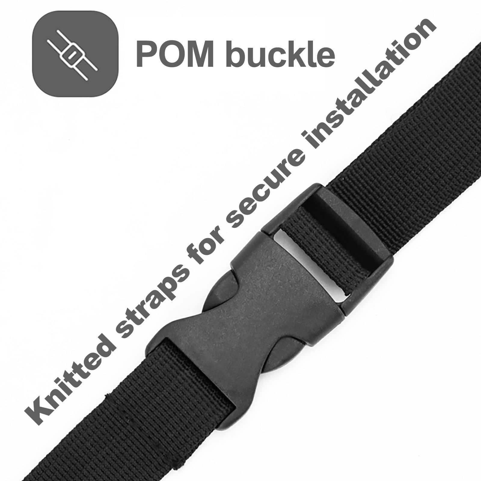 Organizer per seggiolino Auto con Spallacci Regolabili in Lunghezza, Auto Organizzatore Kick Mats Impermeabile Sedile Posteriore, Organizer per sedili Posteriori con(Black)