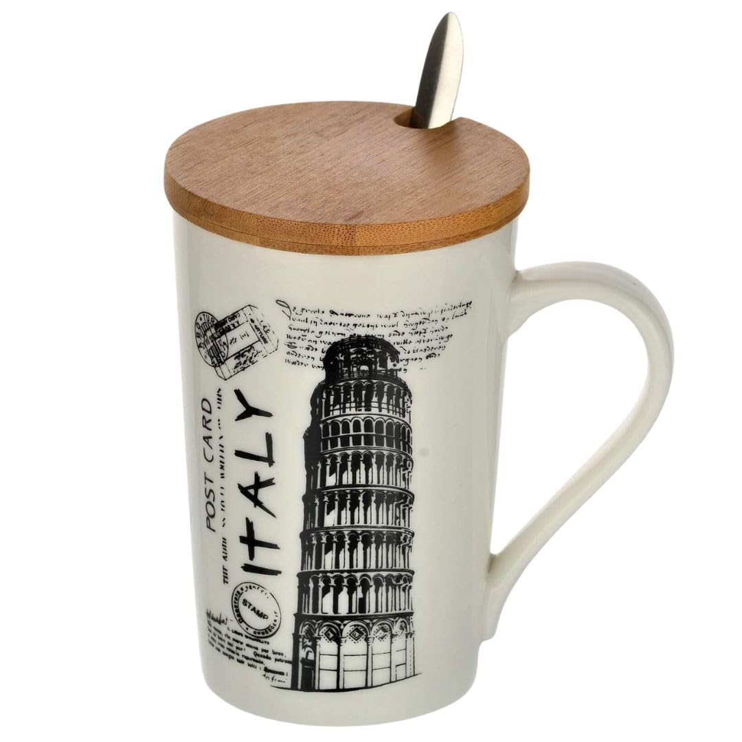 See full amazon price history chart for SATYAM KRAFT 1 Pcs City Printed Ceramic Coffee Mug with Wooden Lid & Steel Spoon for Tea, Coffee, Milk,Gift for Girlfriend, Boyfriend, Husband Wife, Diwali Gift(400 ml, Random) SATYAM KRAFT 1 Pcs City Printed Ceramic Coffee Mug with Wooden Lid & Steel Spoon for Tea, Coffee, Milk,Gift for Girlfriend, Boyfriend, Husband Wife, Diwali Gift(400 ml, Random) (B0B3DM3G56) Amazon Price History, Amazon Price Tracker