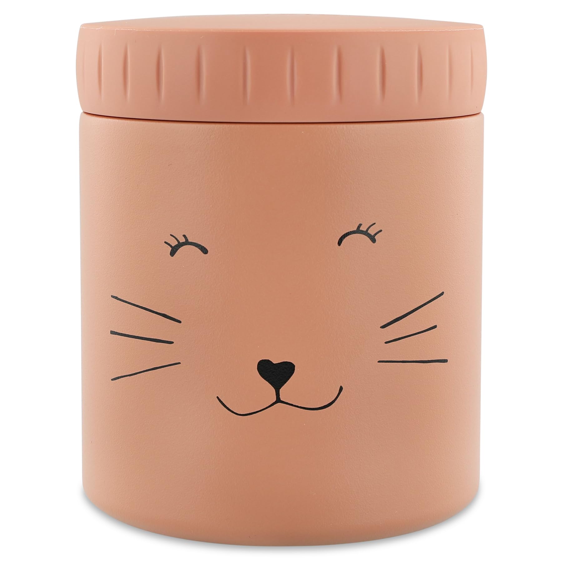 Trixie Insulated Food Jar - Mrs. Cat | 350ml | Leak-Proof & Portable | Keeps Food Hot or Cold | Stainless Steel | Kids' Lunch Container